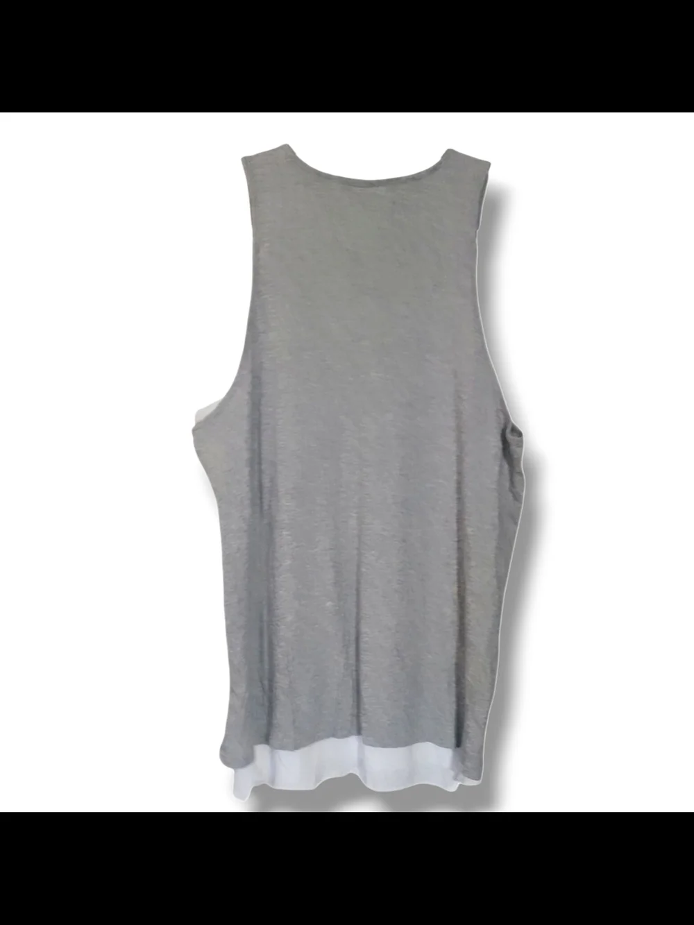 PacSun Double-Layer Gray Tank Top - Picture 2 of 5